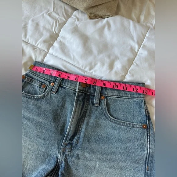 Madewell | The Perfect Jean Short in Balsam Wash | Sz 24 - Picture 9 of 9